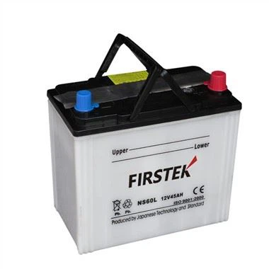 NS60LS 12V 45AH JIS sucho ładowany akumulator samochodowy